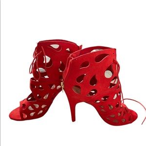 ALDO DELLAROCCA HEELS, LACE UP